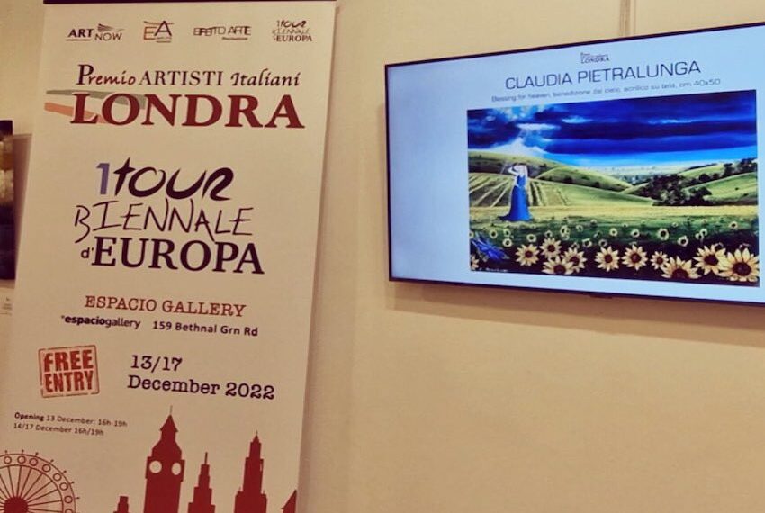 “BLESSING FROM HEAVEN” opera di Claudia Pietralunga arriva a Londra