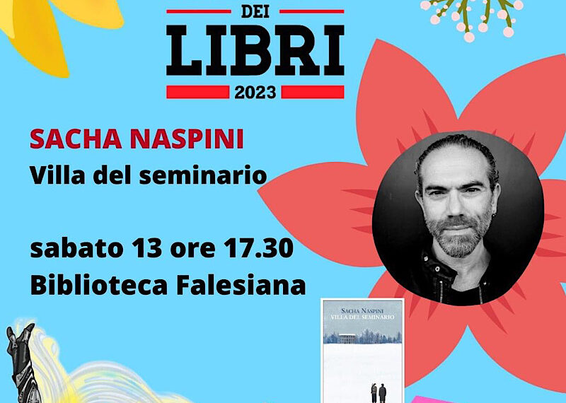 Maggio dei libri: a Piombino la rassegna prosegue con Sasha Naspini
