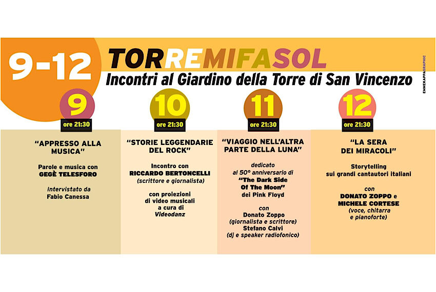 San Vincenzo: quattro eventi di Covergreen dal 9 al 12 agosto