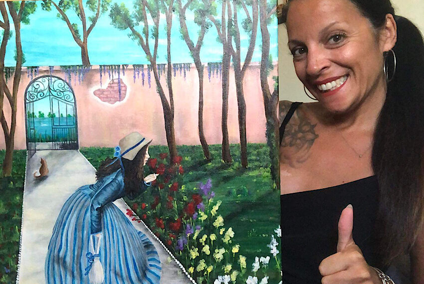 “Profumo di dama” opera di Claudia Pietralunga a Miami