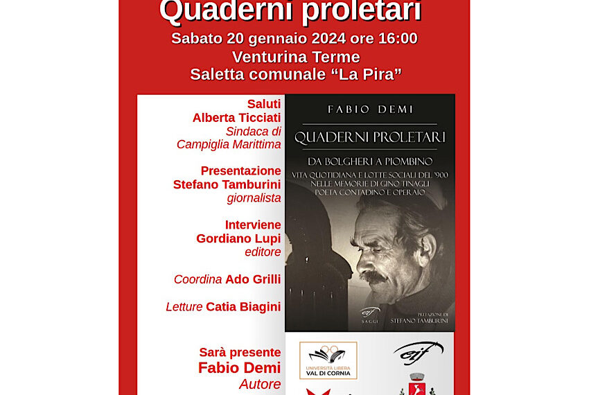 Presentazione del libro “Quaderni proletari” di Fabio Demi
