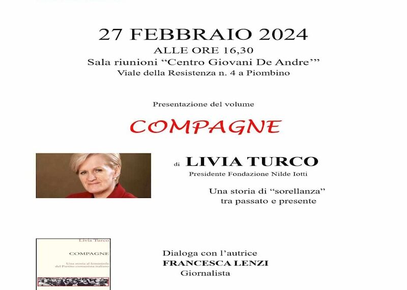 Livia Turco presentazione del libro "Compagne" - Pennainmovimento