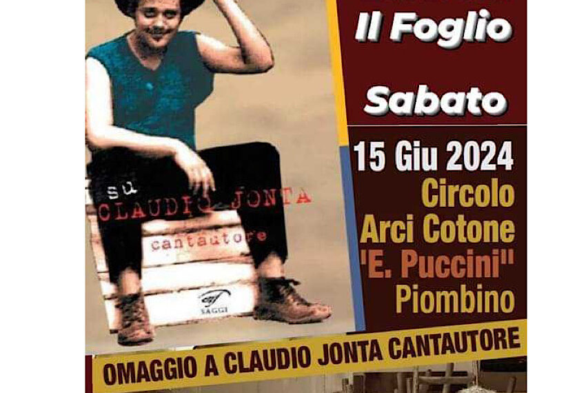 Questa sera omaggio al cantautore Claudio Jonta