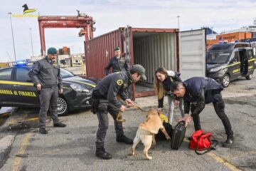 rovata cocaina in un container - Pennainmovimento