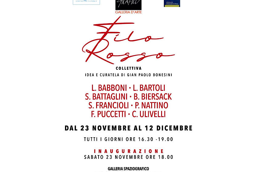 Massa Marittima: inaugurazione mostra collettiva “Filo Rosso”