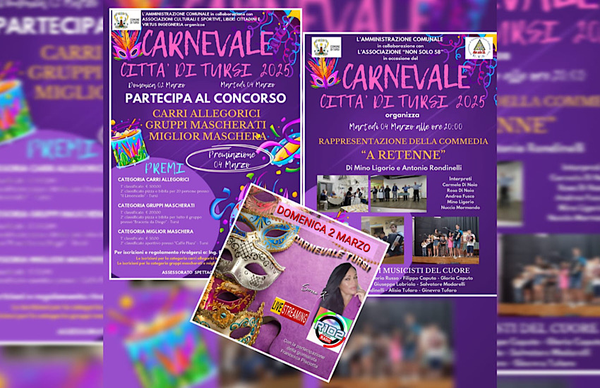 Carnevale di Tursi 2025: un evento da non perdere!