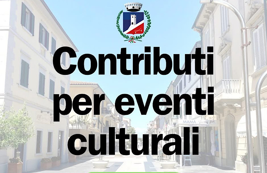 San Vincenzo: contributi per eventi culturali, avviso online