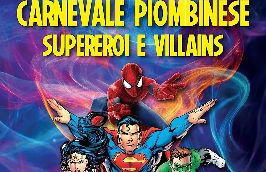 Carnevale piombinese 2025: verso il gran finale con Supereroi e villains