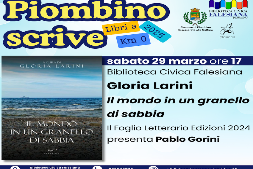 Presentazione del libro “Il mondo in un granello di sabbia” curato dalla professoressa Gloria Larini