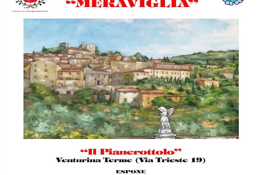 Venturina Terme: domani inaugurazione della mostra di pittura “Meraviglia” di Daniele Toncelli