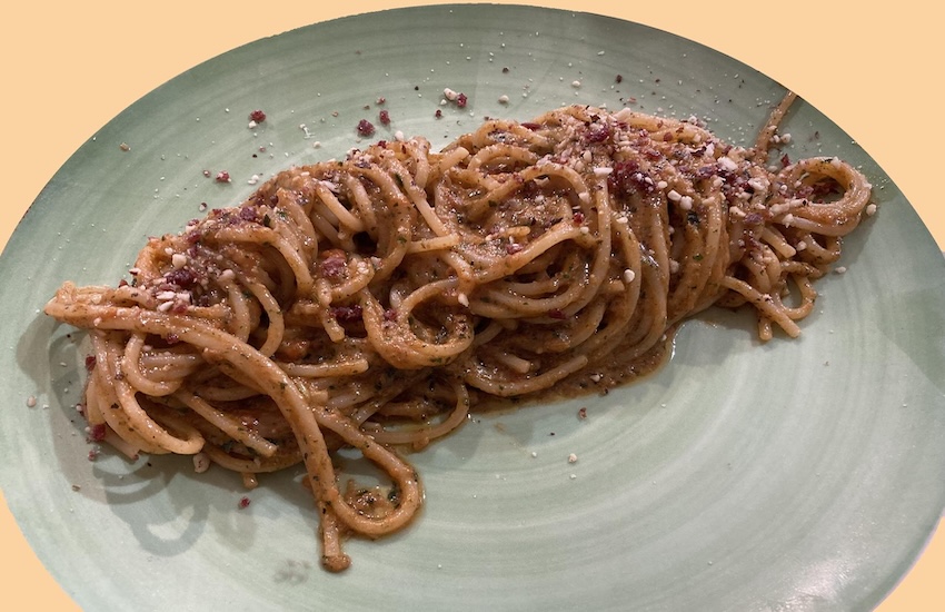 “Le ricette di Marco Formaioni”: pesto alla siciliana