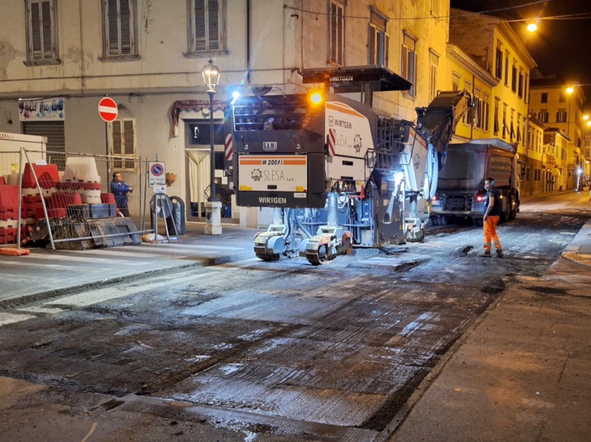 Asfaltatura via Magenta Livorno - Pennainmovimento