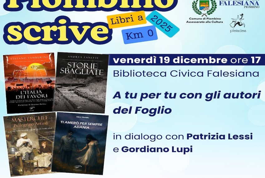 “Il Foglio Letterario si presenta”: oggi pomeriggio incontro con gli autori