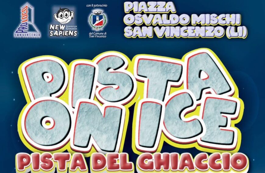 San Vincenzo: domani l’inaugurazione della pista di ghiaccio