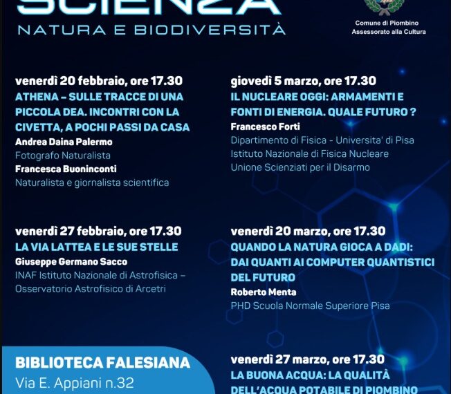 Piombino: tornano gli “Incontri con la Scienza”, il programma