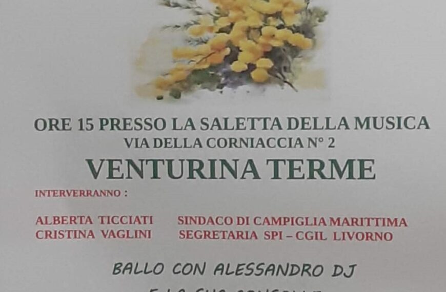 A Venturina Terme iniziative per la Festa della donna