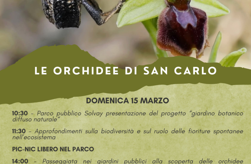 “Le orchidee di San Carlo”, appuntamento domenica 15 marzo