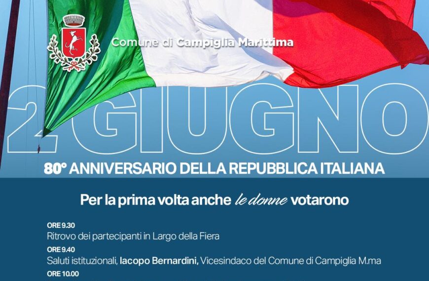 Campiglia Marittima festeggia il 2 giugno: il programma delle celebrazioni