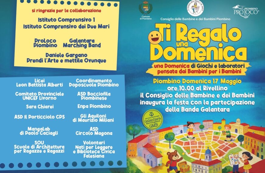 Piombino: ‘Ti regalo una domenica’, la festa nel centro storico