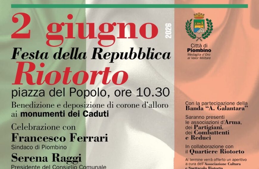 Riotorto celebra la Festa della Repubblica