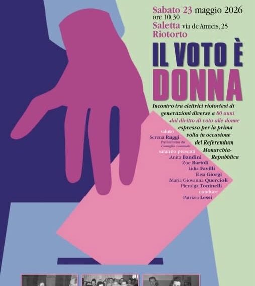 Riotorto: incontro pubblico “Il voto è donna”