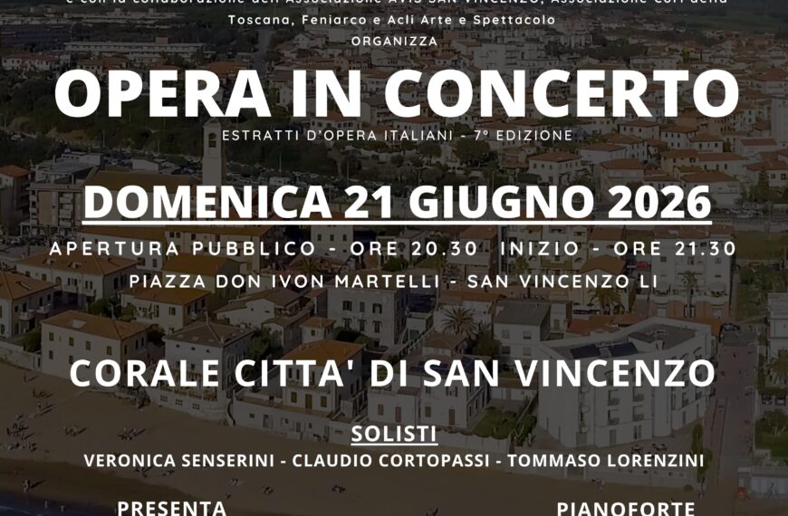 Gran Gala lirico con estratti d’opera italiani in ricordo di Sandra Pacchini