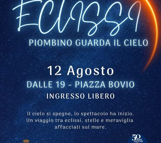 Eclissi: Piombino guarda il cielo