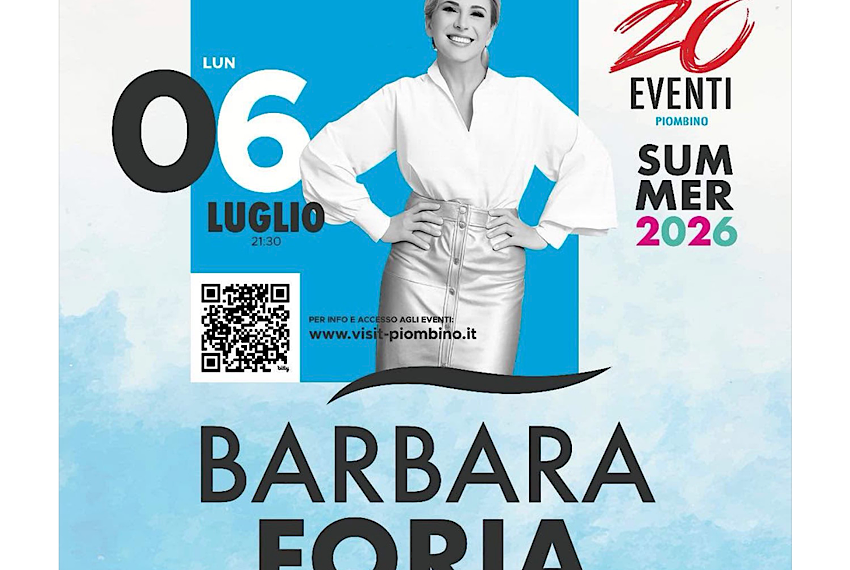20Eventi: lunedì 6 luglio appuntamento con Barbara Foria