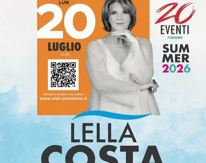 Questa sera Lella Costa alla Corte Pentagonale del Castello