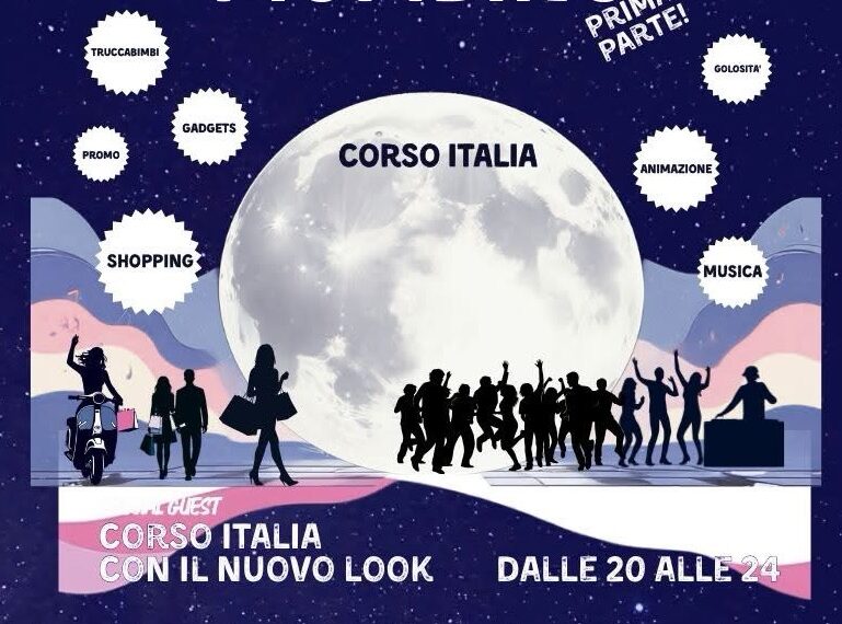 “Mezza Notte Bianca”: venerdì 31 luglio shopping, musica e animazione in Corso Italia