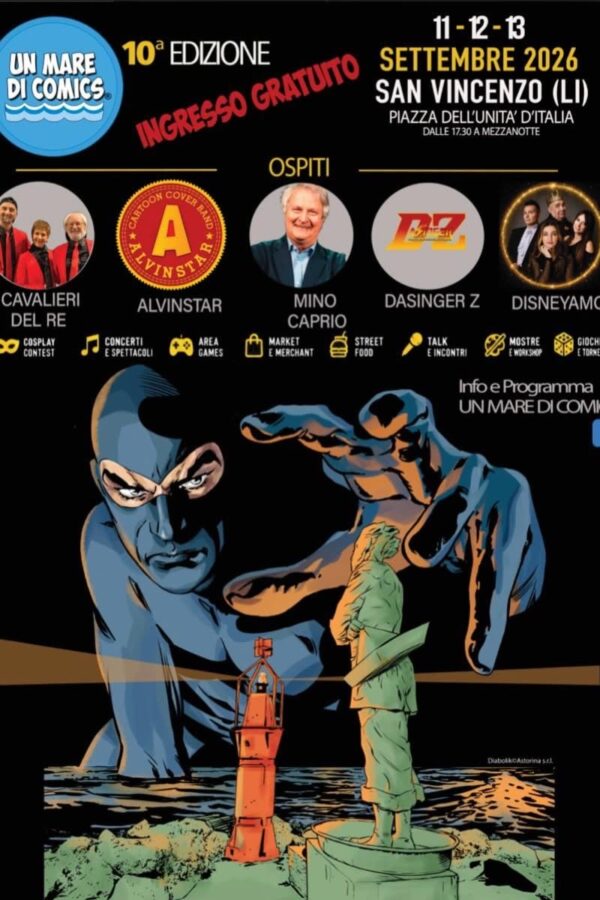 “Un Mare di Comics”: cosplay, fumetti e musica a San Vincenzo