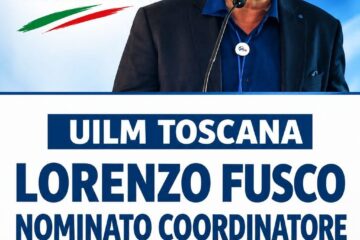 Lorenzo Fusco nominato anche Coordinatore Regionale Uilm Toscana