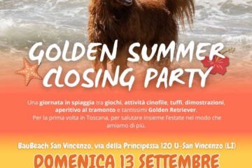 Alla BauBeach di San Vincenzo arrivano Golden Retriever da tutta Italia