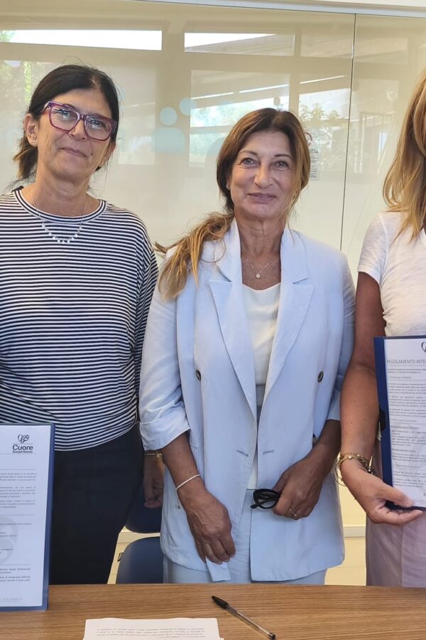 Firmata la convenzione per la Struttura di Accoglienza Temporanea “Cuore Social House”