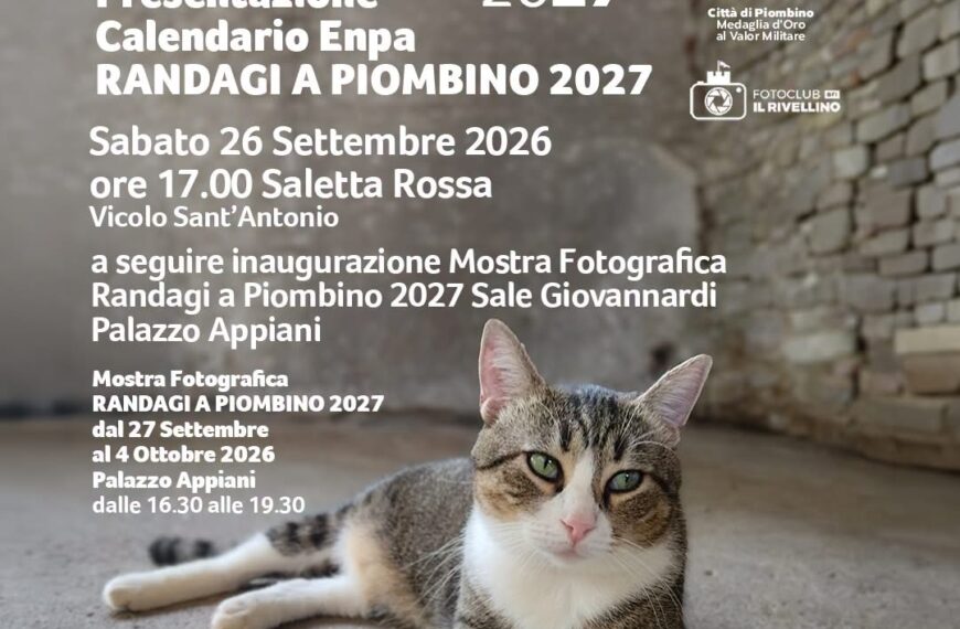 Piombino: presentazione calendario Enpa 2027