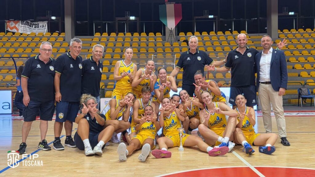 Le atlete del Basket Golfo Femminile hanno conquistato la Coppa Toscana di serie B