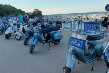 Festa a Baratti per gli 80 anni della vespa
