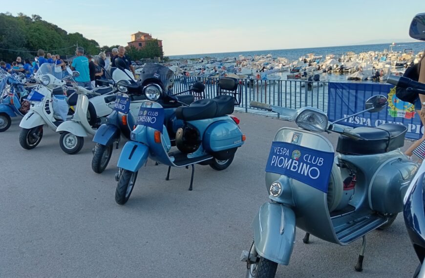 Festa a Baratti per gli 80 anni della vespa