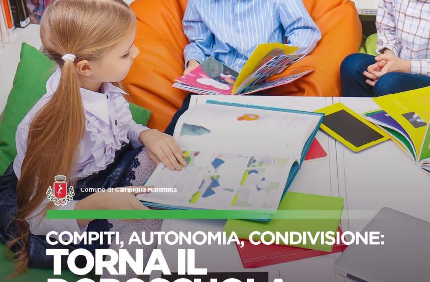 Campiglia Marittima: torna il doposcuola comunale