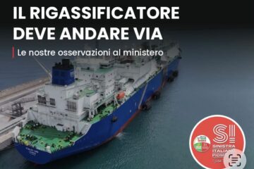 Rigassificatore: depositato al Ministero dell’Ambiente e della Sicurezza Energetica le osservazioni alla procedura di VIA