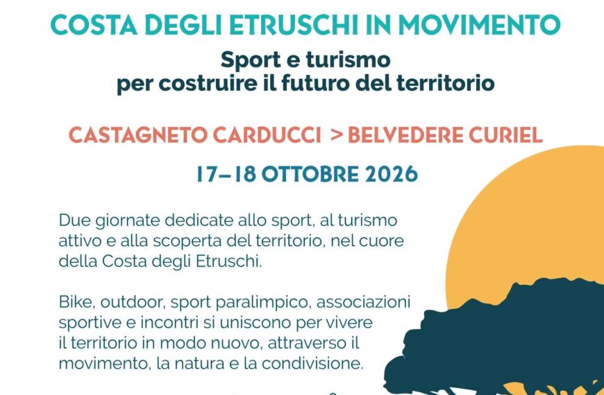 “Costa degli Etruschi in movimento”: partecipa anche Campiglia Marittima