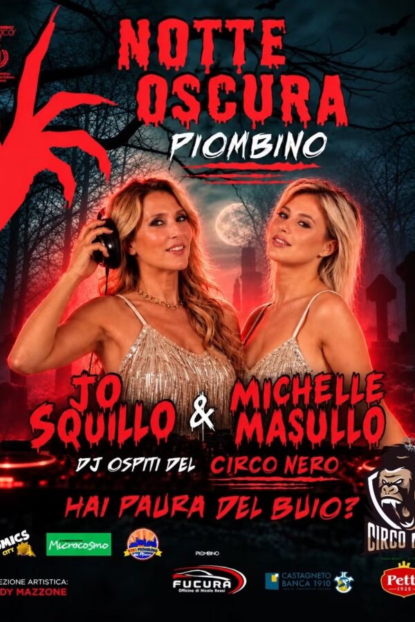 “Notte Oscura”: arrivano a Piombino Jo Squillo e Michelle Masullo