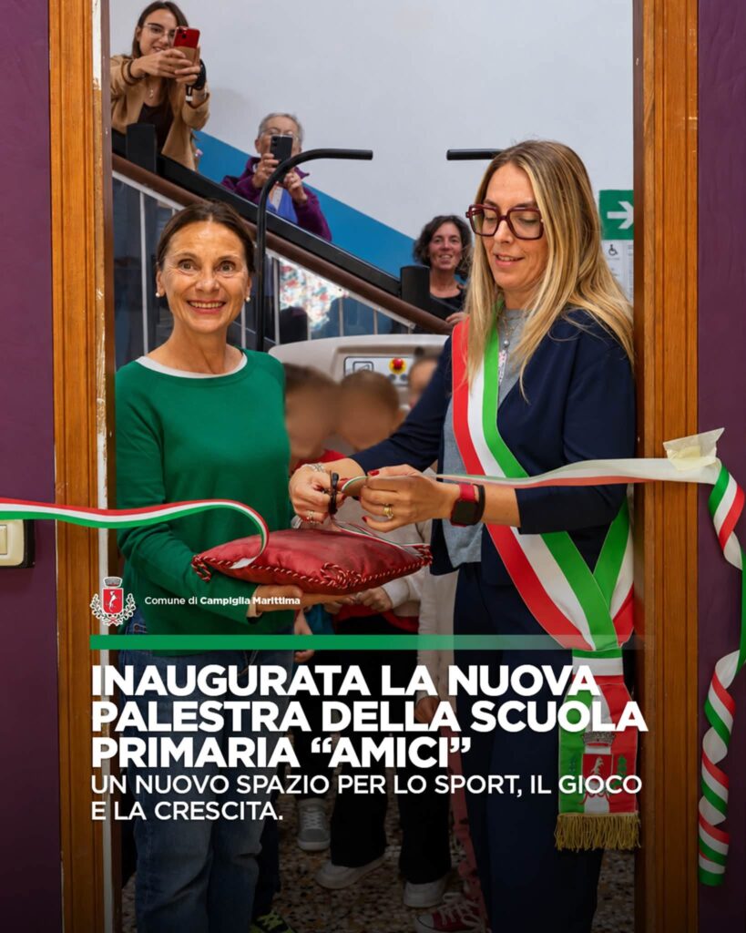 Inaugurata la nuova palestra della scuola primaria Amici”