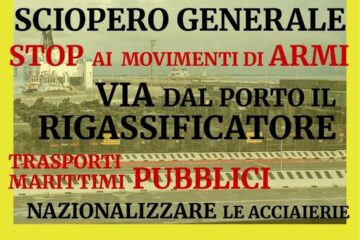 Il 30 ottobre sciopero generale e sciopero internazionale dei porti contro guerra, riarmo e carovita.